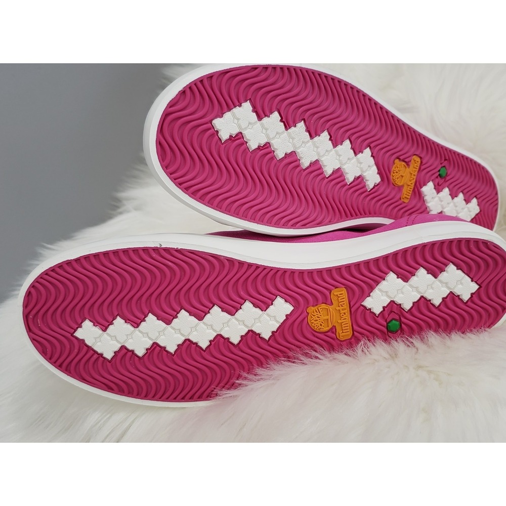 NO BOX SIZE 7 TIMBERLAND NEWPORT BAY OXFORD SNEAKERS shoes hot bright pink - Picture 5 of 6